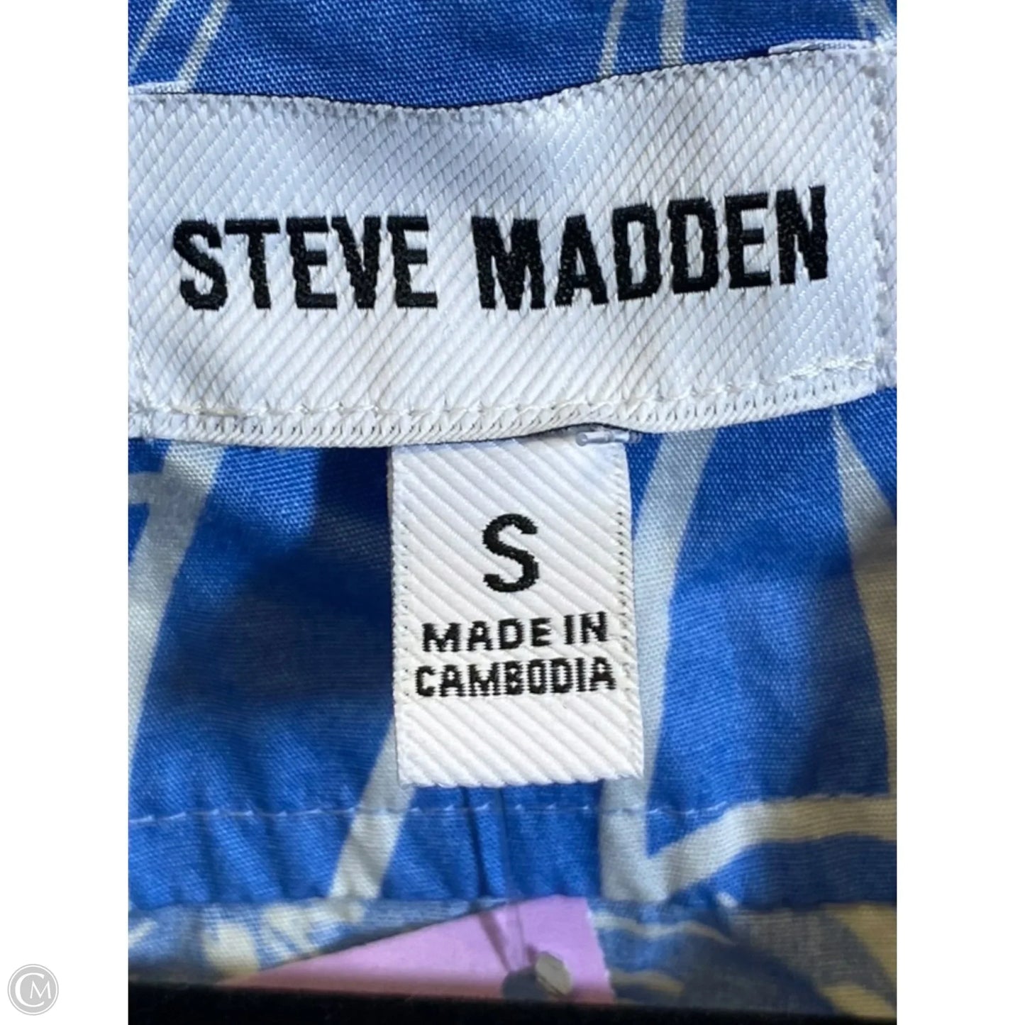 Dress Casual Maxi By Steve Madden In Blue & White, Size: S