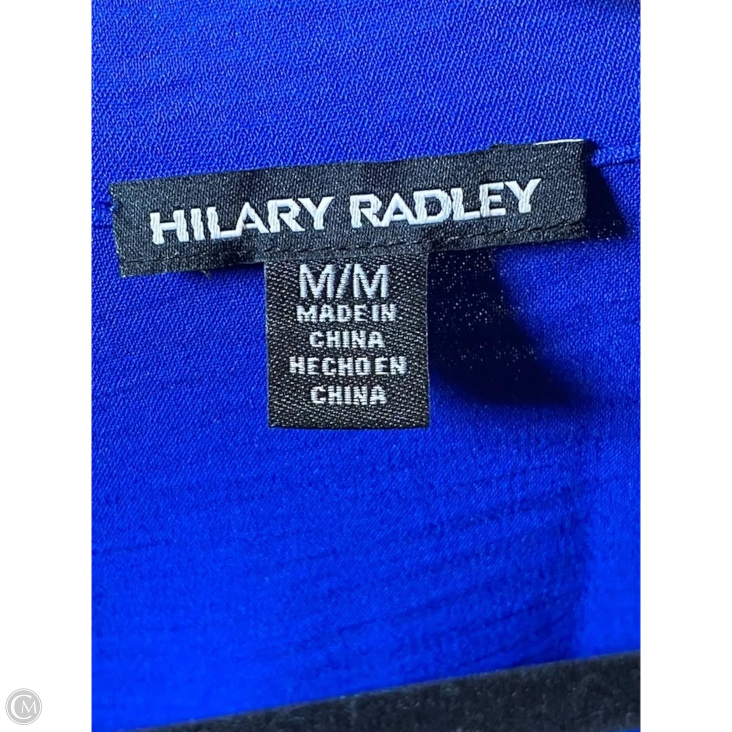 Top Short Sleeve By Hilary Radley In Blue, Size: M