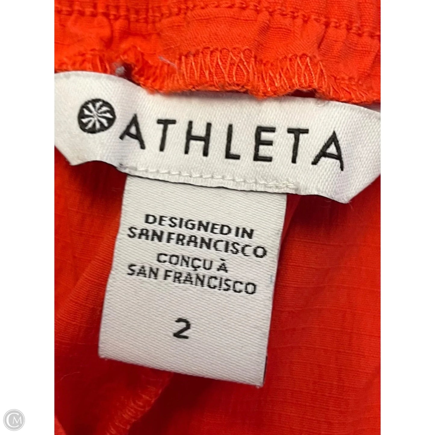 Athletic Pants By Athleta In Orange, Size: 2