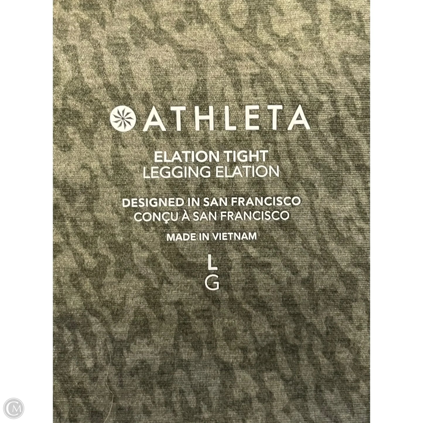 Athletic Leggings By Athleta In Green, Size: L
