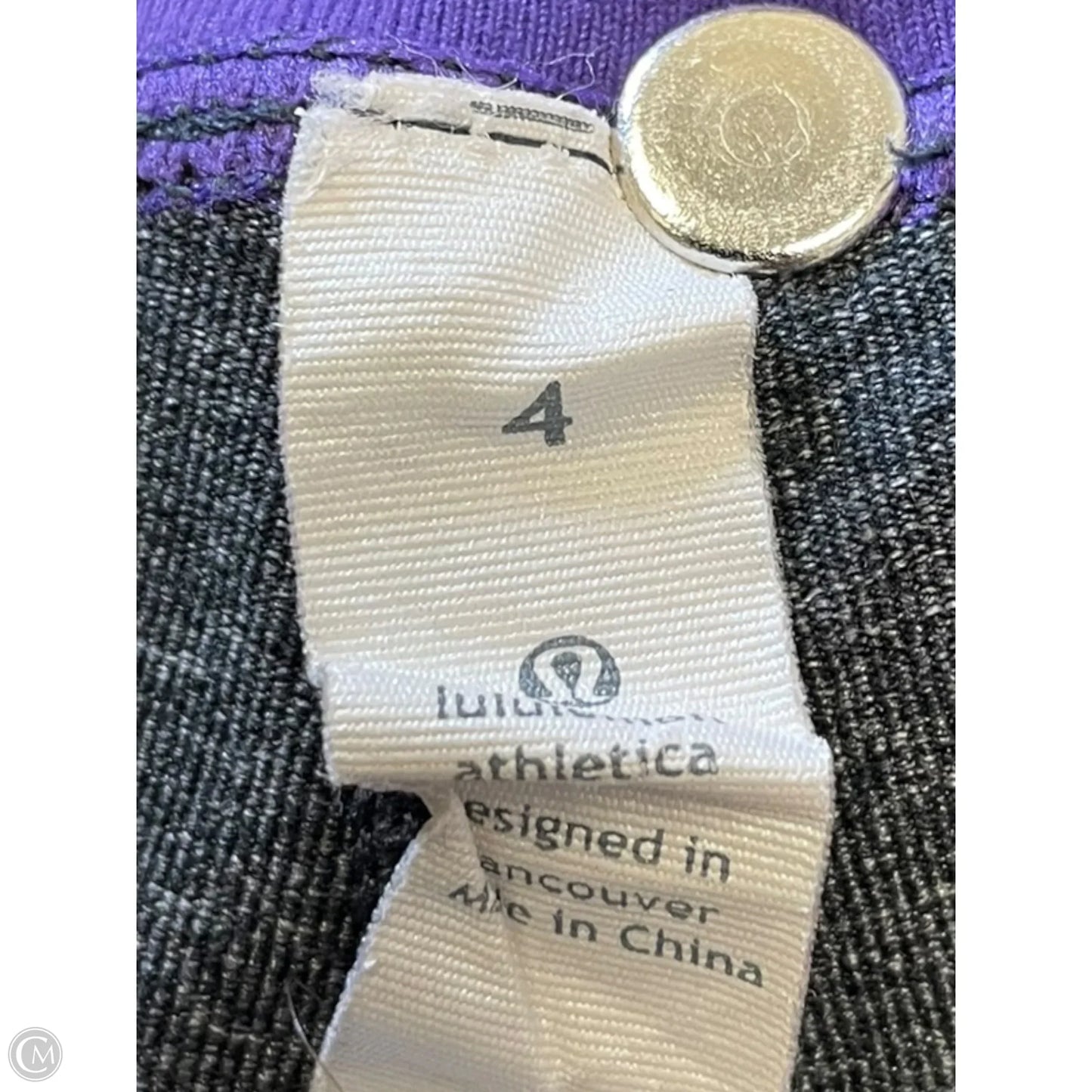 Athletic Capris By Lululemon In Grey, Size: 4