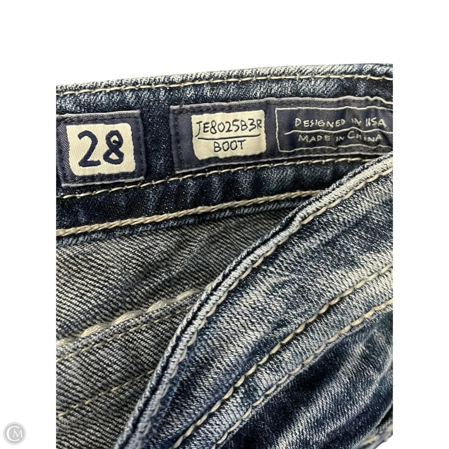 Jeans Boot Cut By Miss Me In Blue, Size: 6