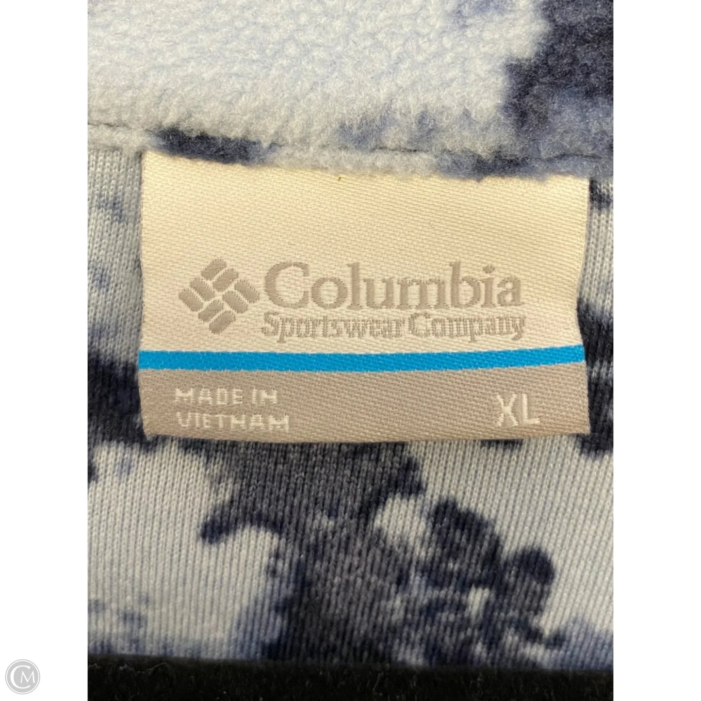 Jacket Fleece By Columbia In Blue, Size: Xl