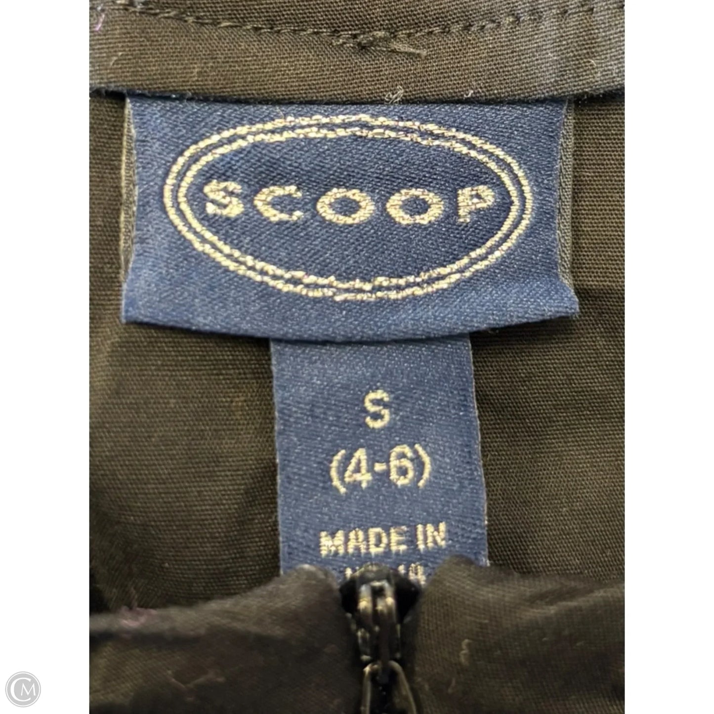 Blouse Short Sleeve By Scoop In Black, Size: S