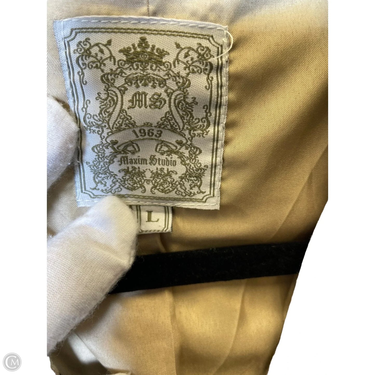 Blazer By Clothes Mentor In Animal Print, Size: L