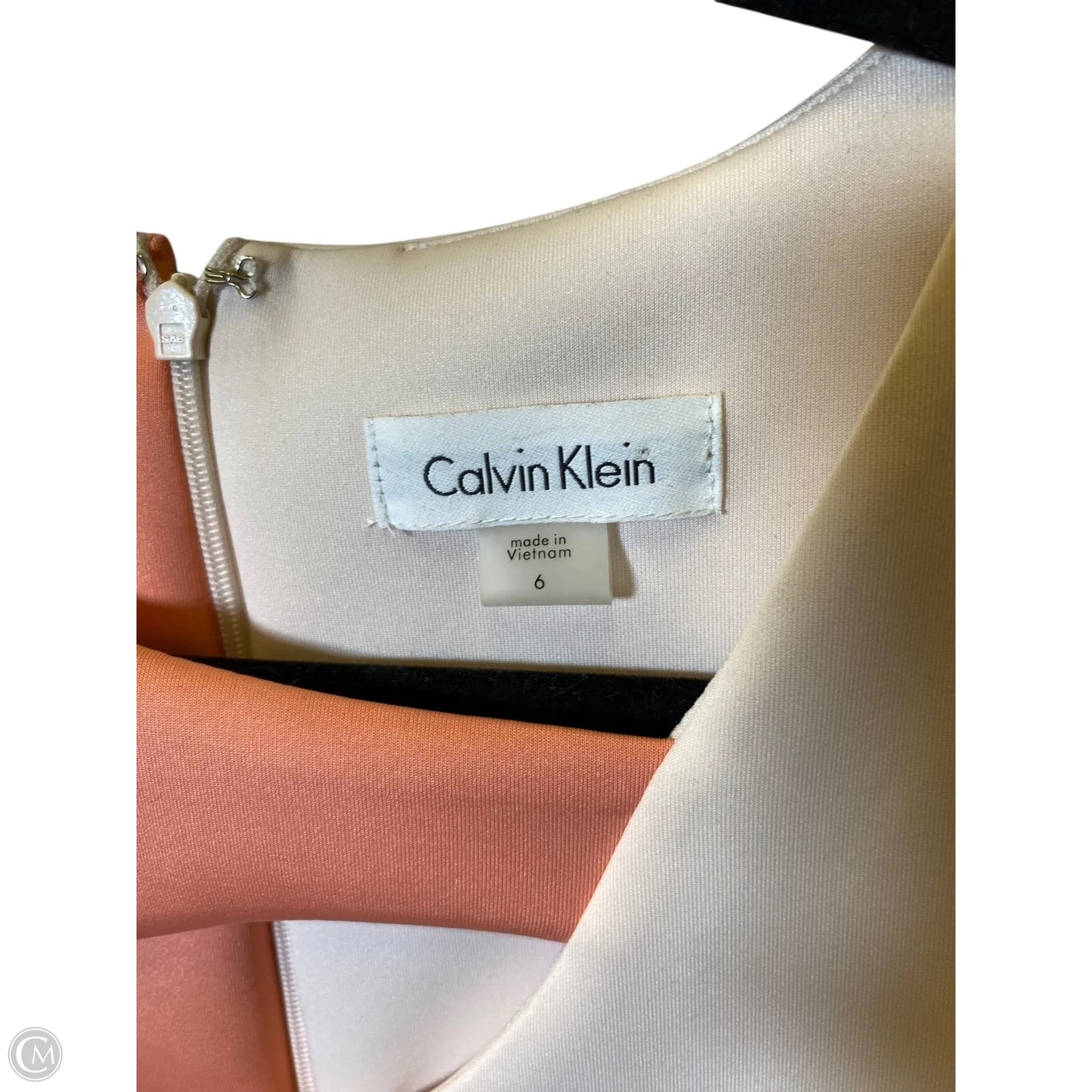 Dress Casual Short By Calvin Klein In Pink, Size: 6