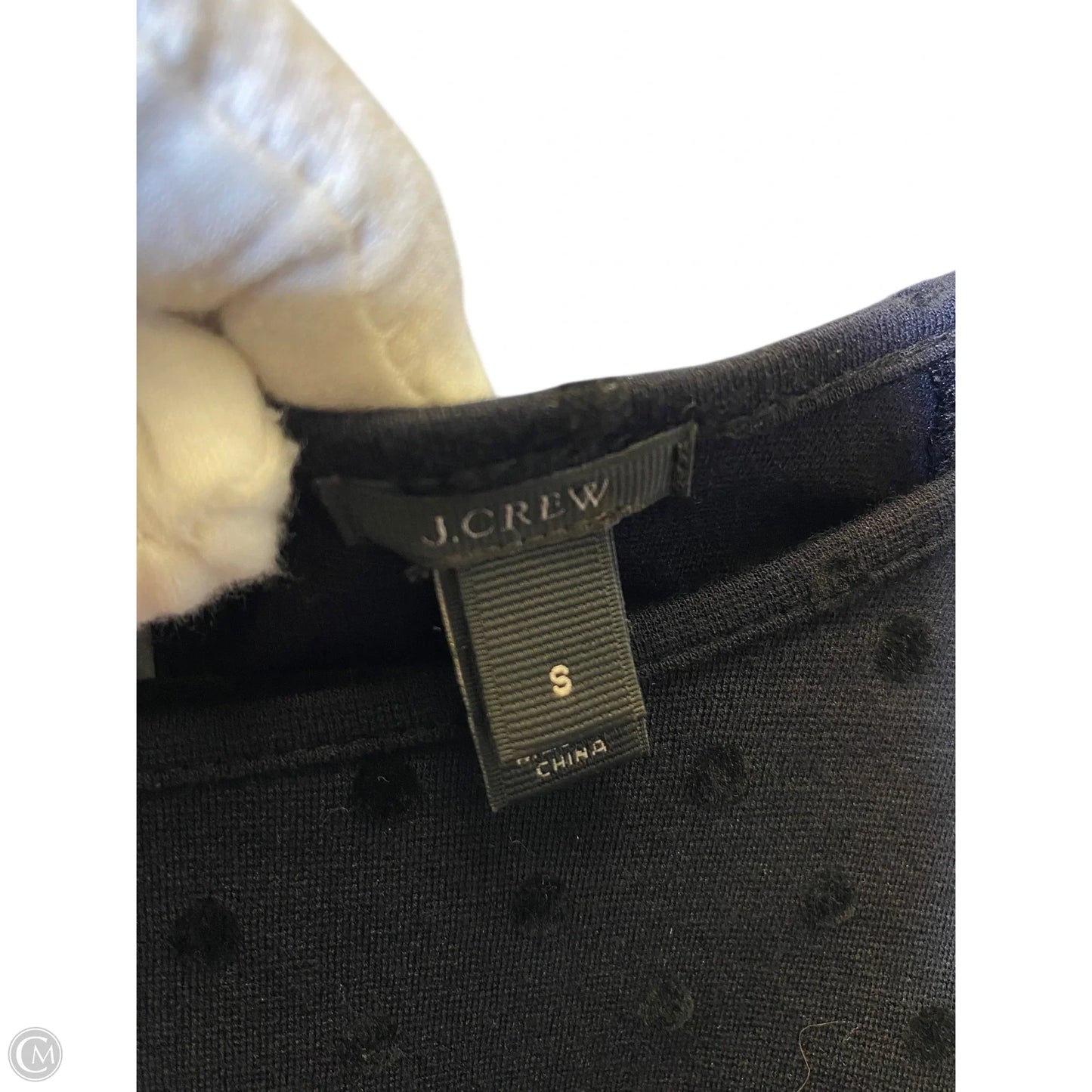 Top Long Sleeve By J. Crew In Black, Size: S