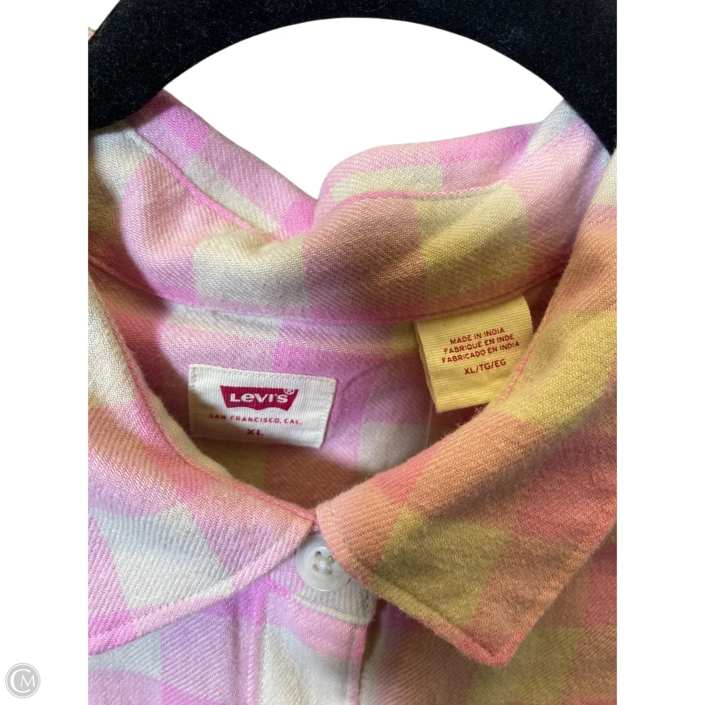 Top Long Sleeve By Levis In Animal Print, Size: Xl