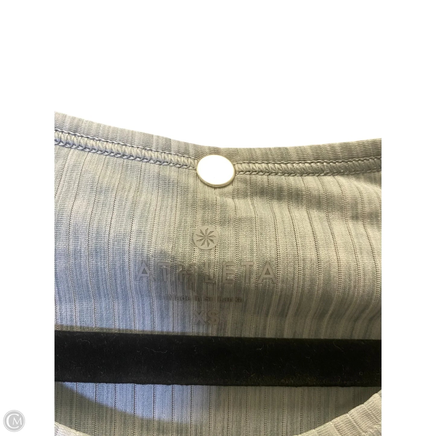 Athletic Top Short Sleeve By Athleta In Grey, Size: Xs