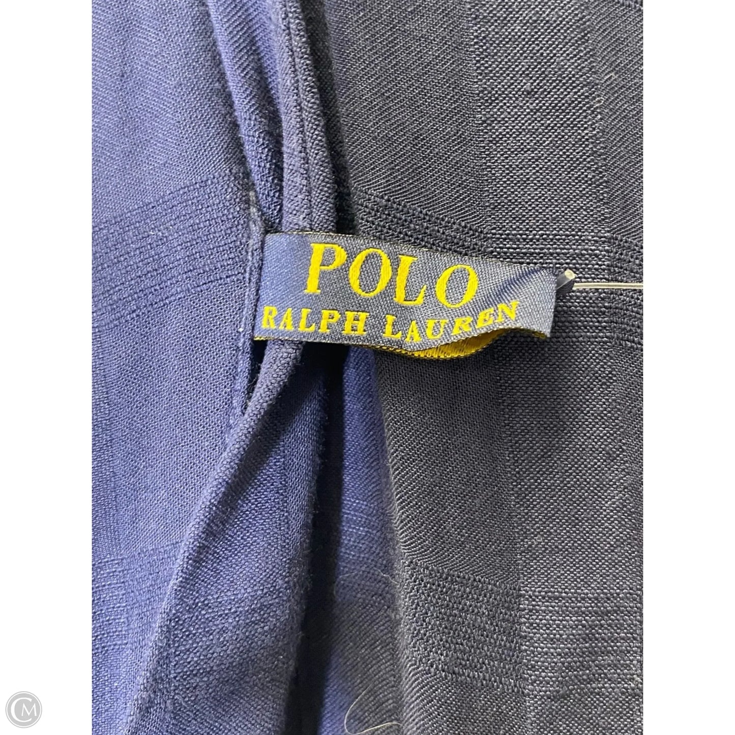 Dress Casual Maxi By Polo Ralph Lauren In Blue, Size: L