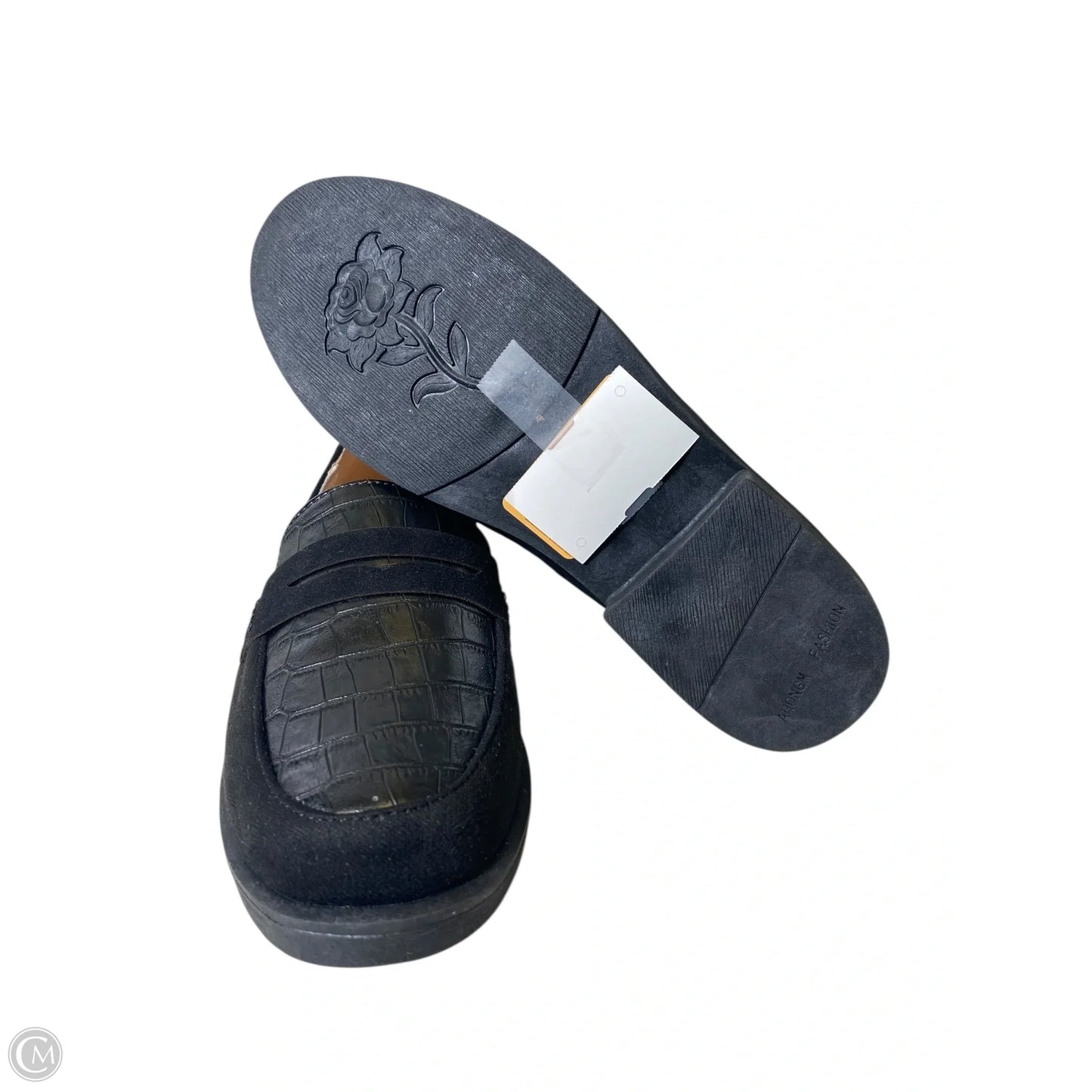 Shoes Flats By Clothes Mentor In Black, Size: 8.5