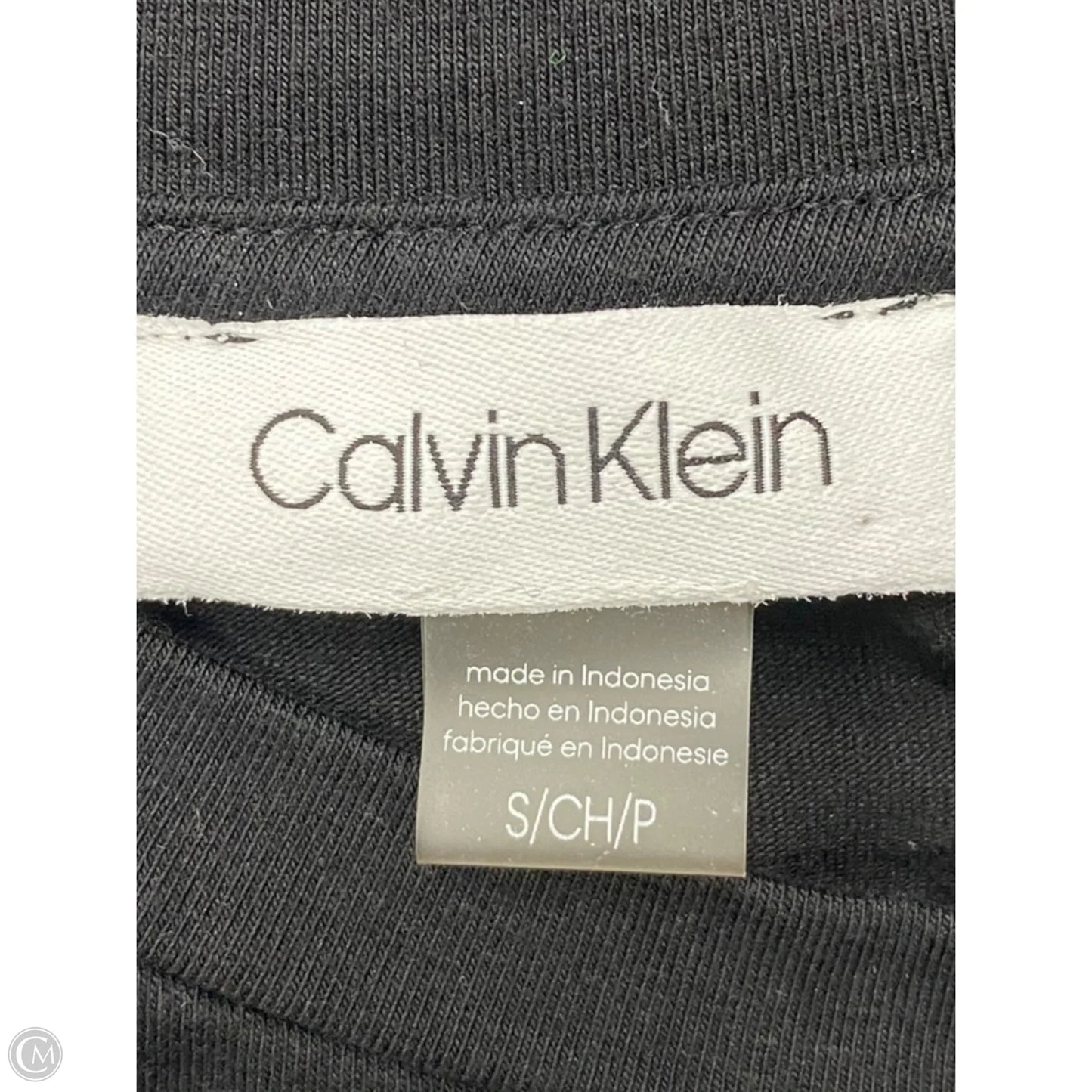 Dress Casual Maxi By Calvin Klein In Black, Size: S