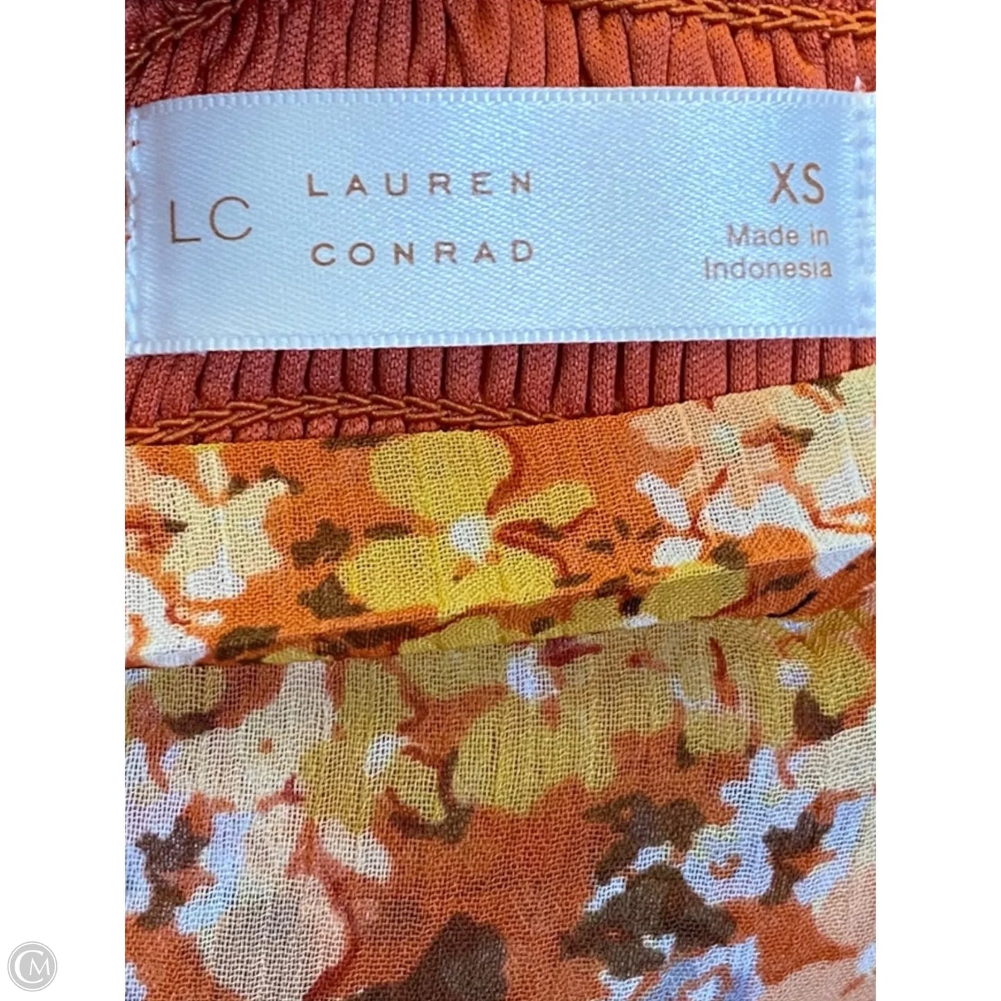 Dress Casual Midi By Lc Lauren Conrad In Floral Print, Size: Xs
