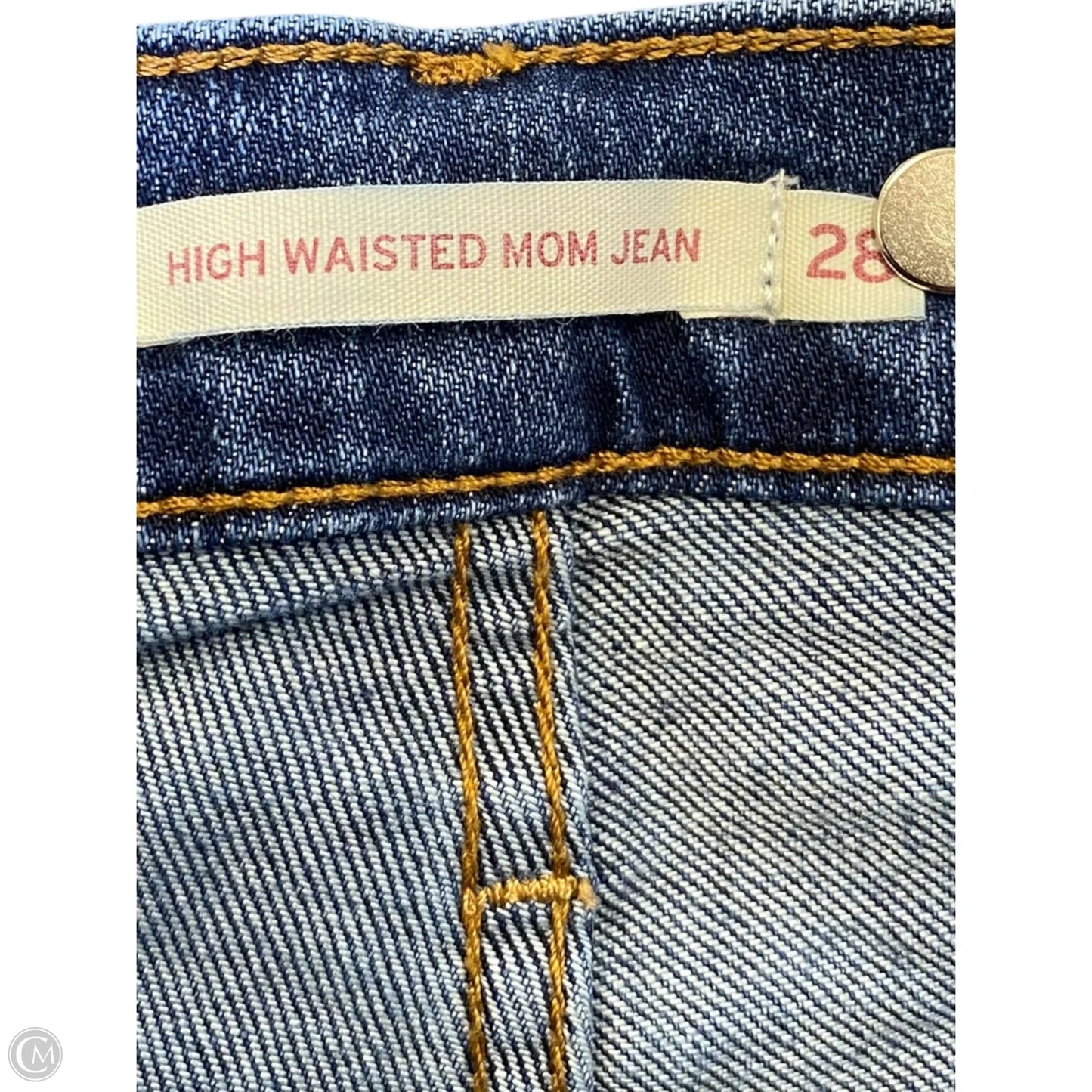 Jeans Skinny By Levis In Blue Denim, Size: 6