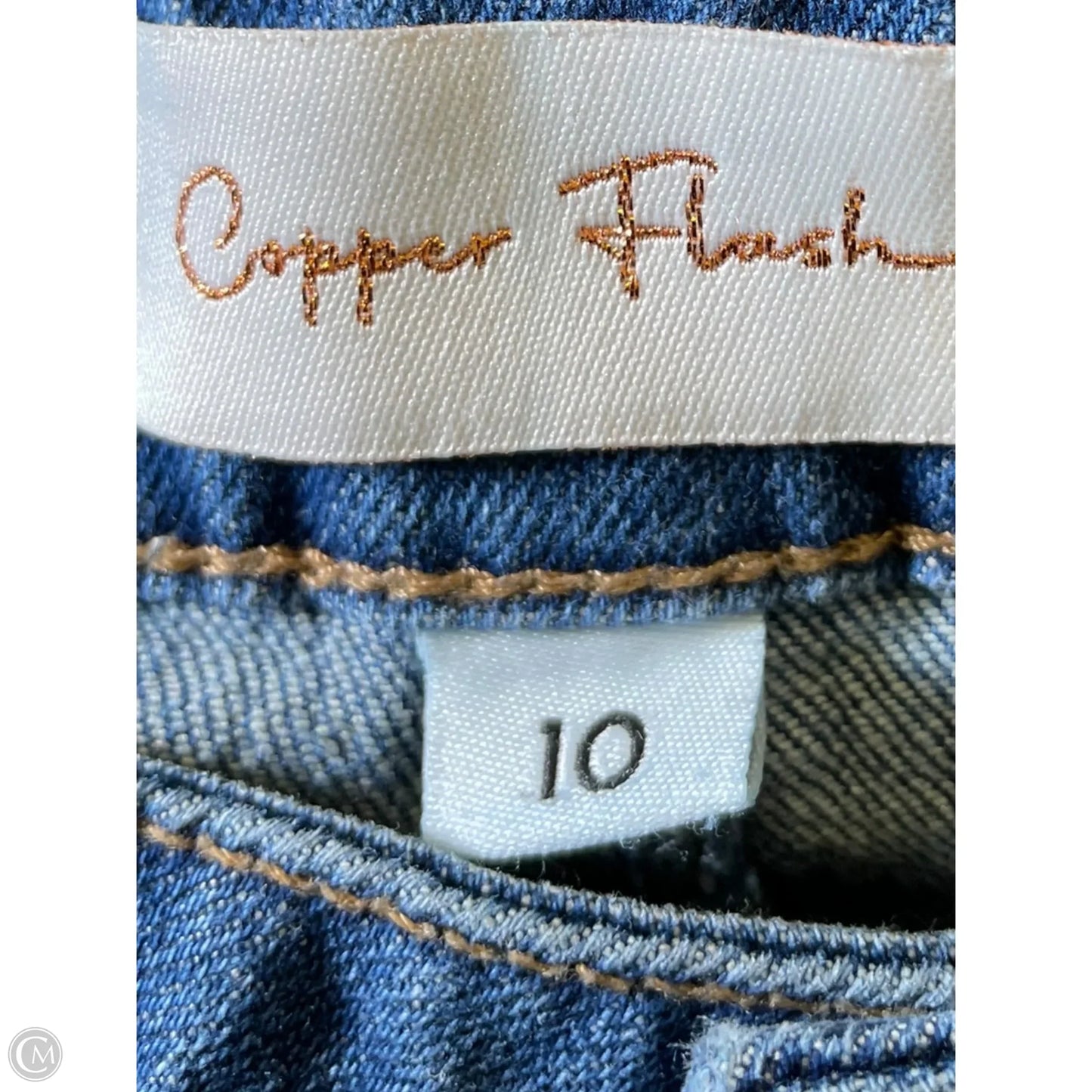 Jeans Wide Leg By Clothes Mentor In Blue Denim, Size: 10