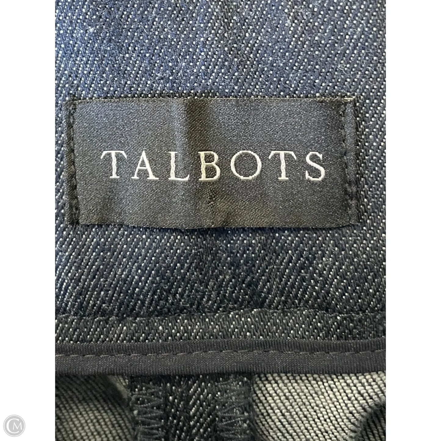 Jeans Wide Leg By Talbots In Blue Denim, Size: 14