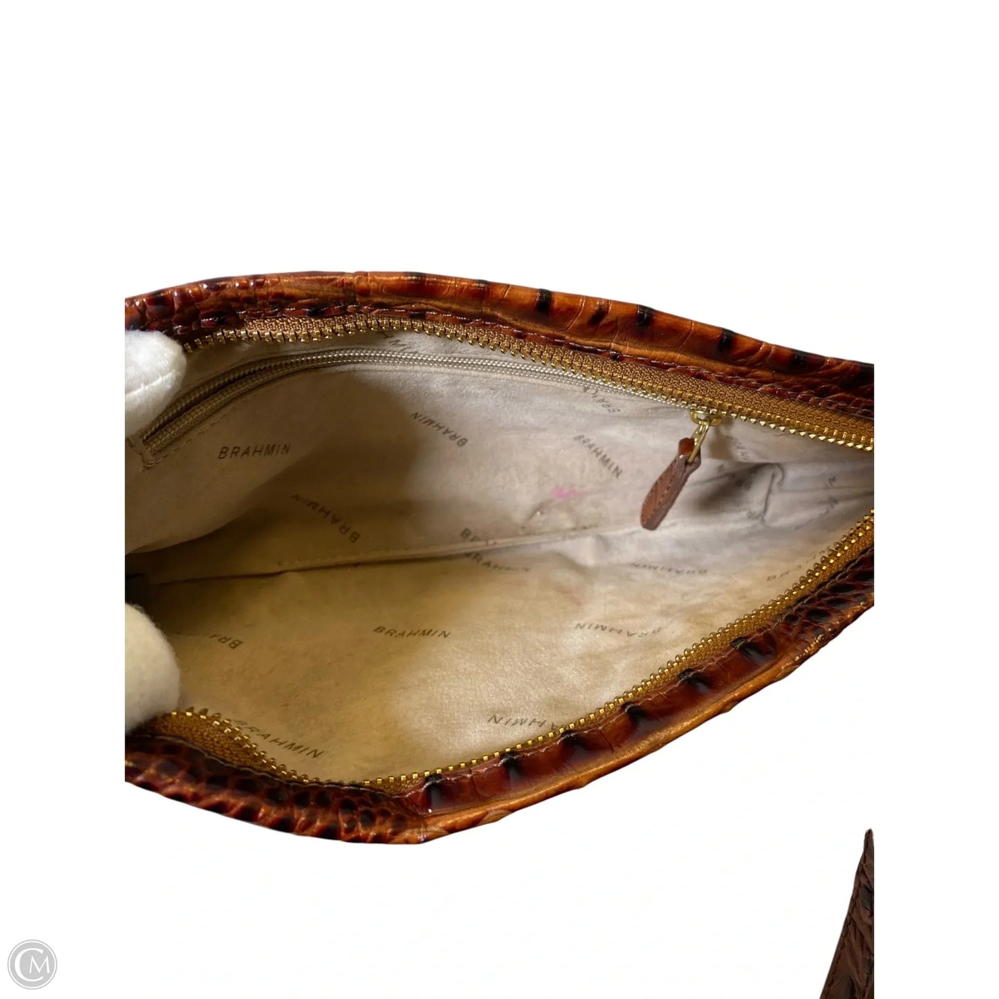 Clutch Designer By Brahmin, Size: Medium