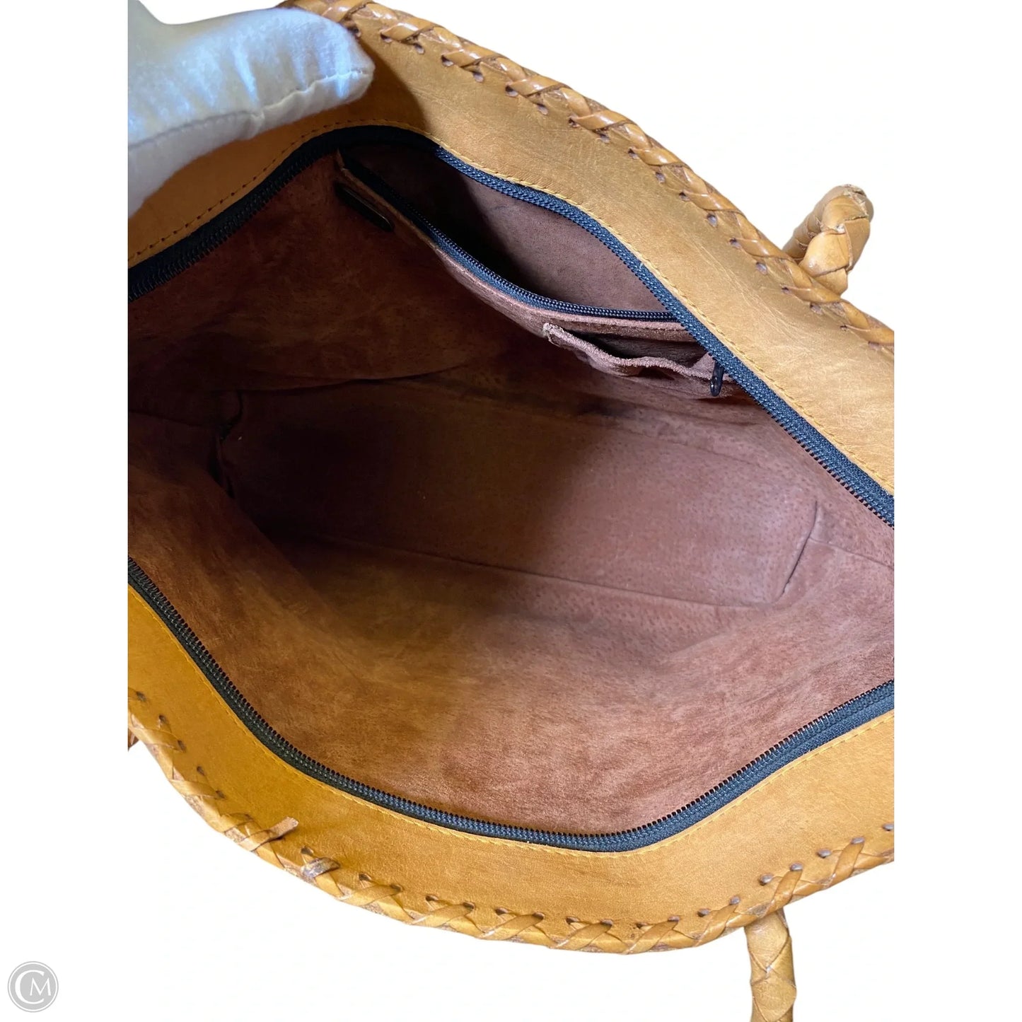 Handbag Leather By Clothes Mentor, Size: Large