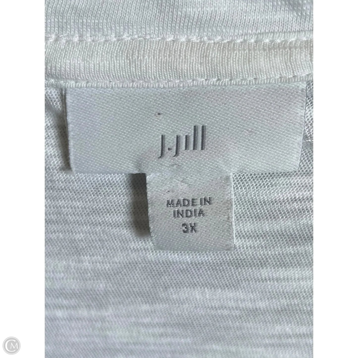 Top Long Sleeve By J. Jill In White, Size: 3x
