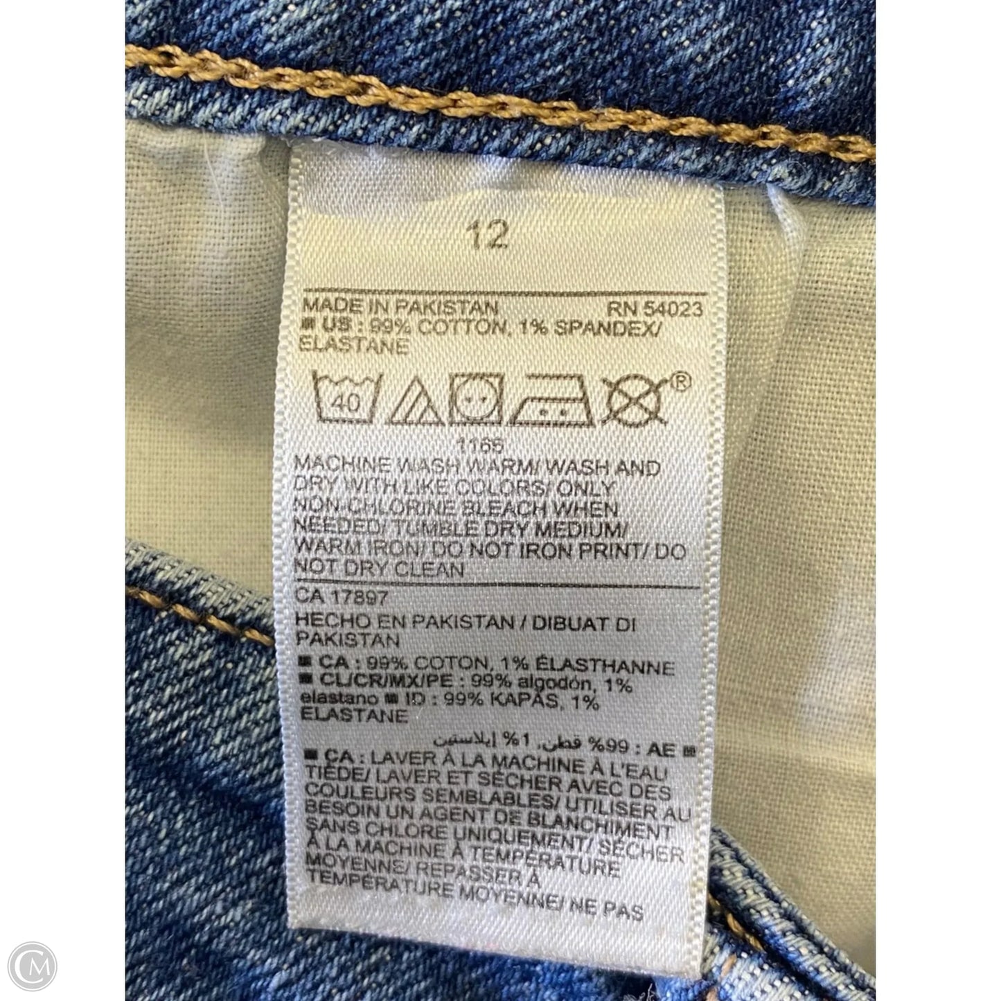 Shorts By Old Navy In Blue Denim, Size: 12