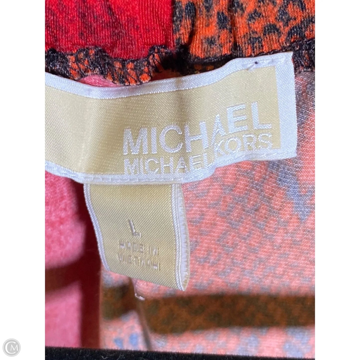 Top Long Sleeve By Michael By Michael Kors In Snakeskin Print, Size: L