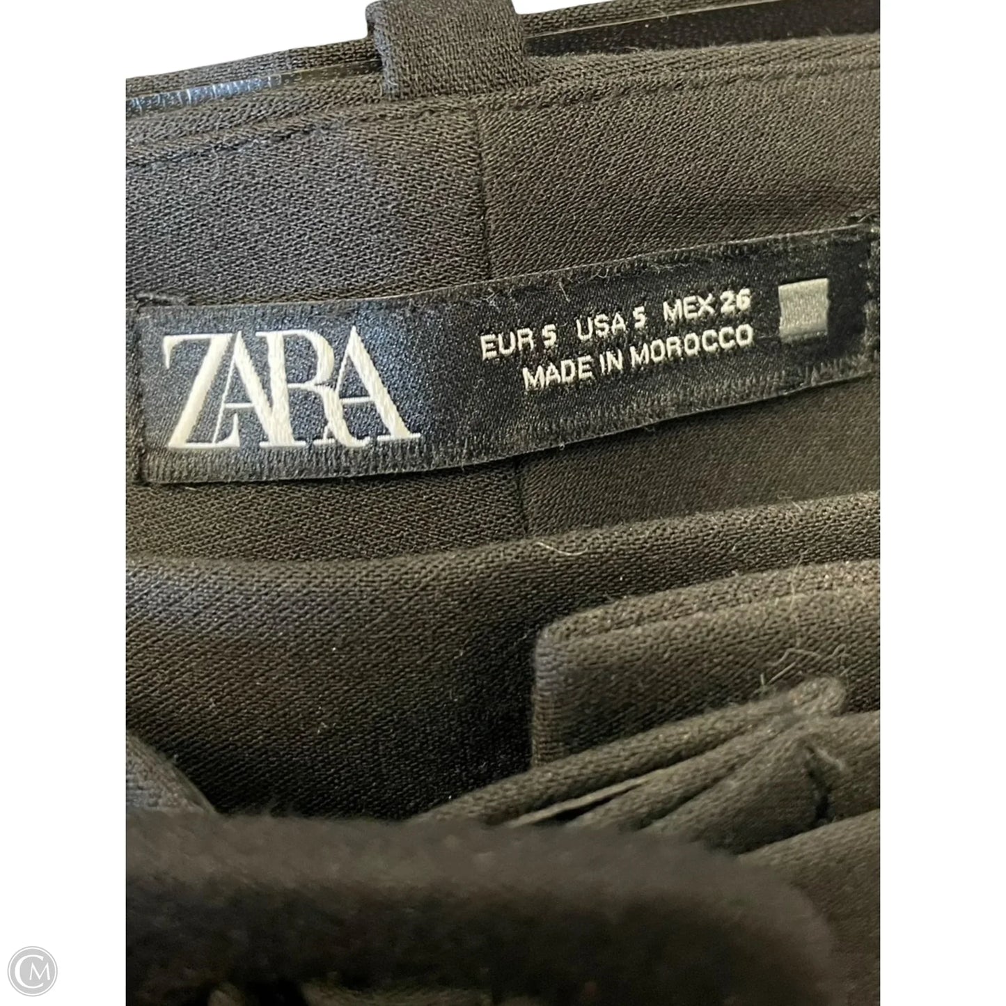 Pants Dress By Zara In Black, Size: S