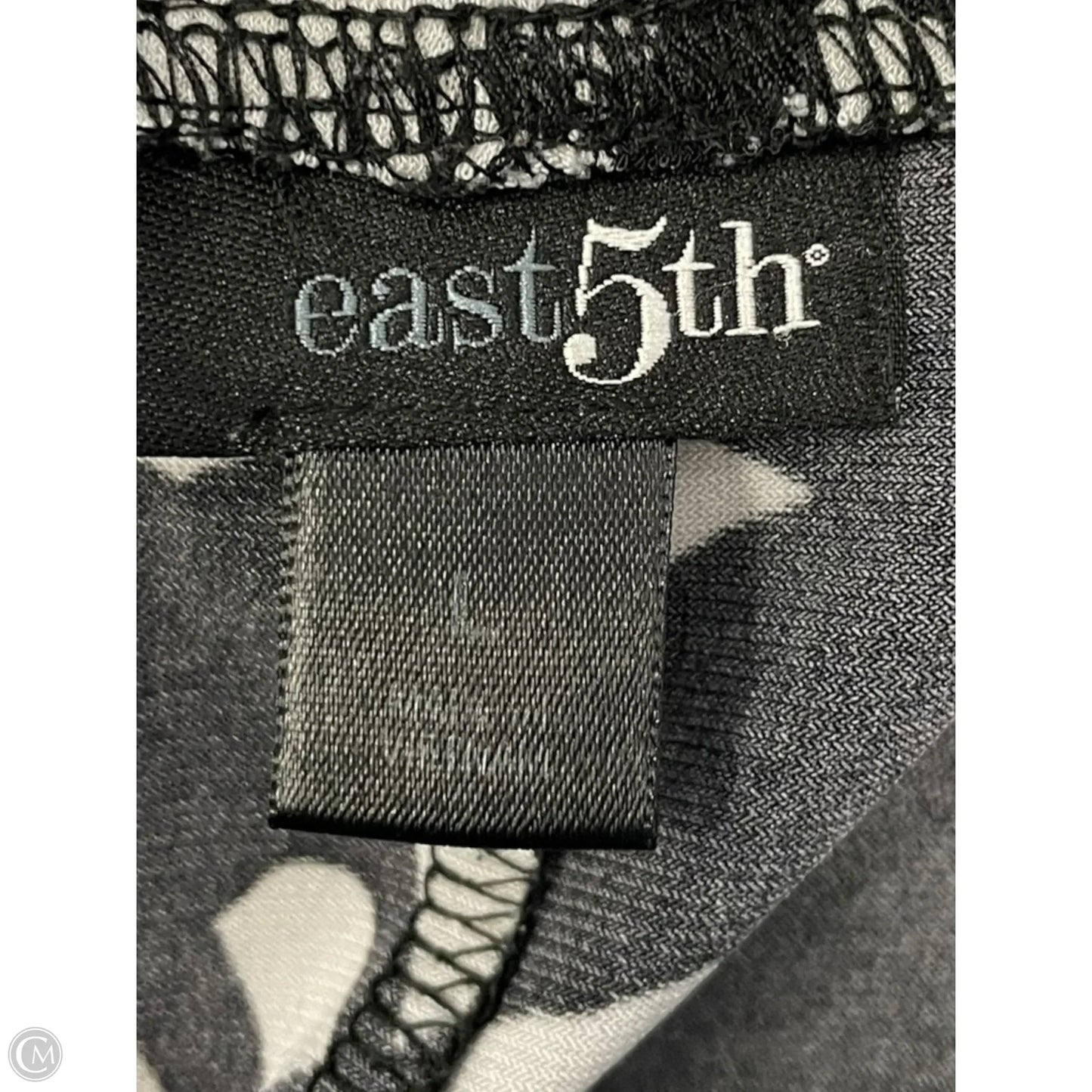 Skirt Maxi By East 5th In Black & White, Size: L