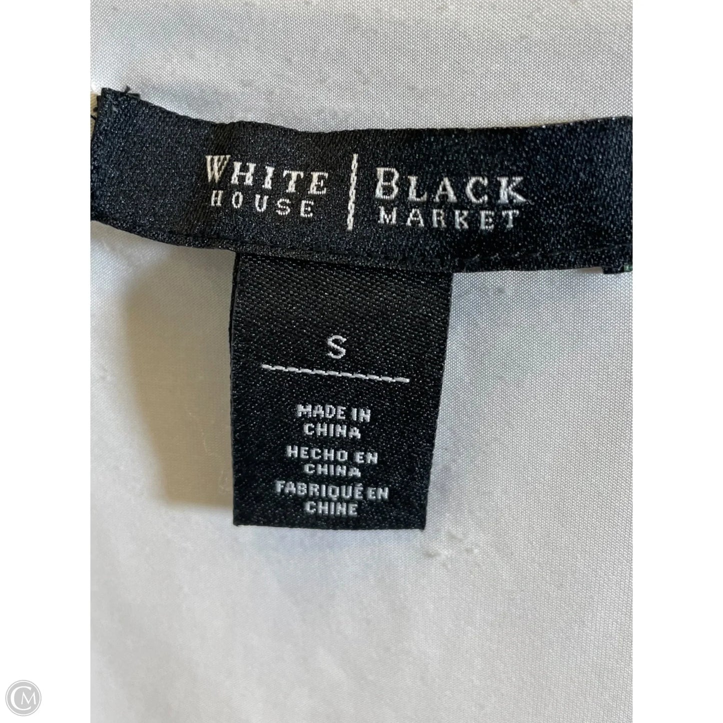 Blouse Sleeveless By White House Black Market In White, Size: S