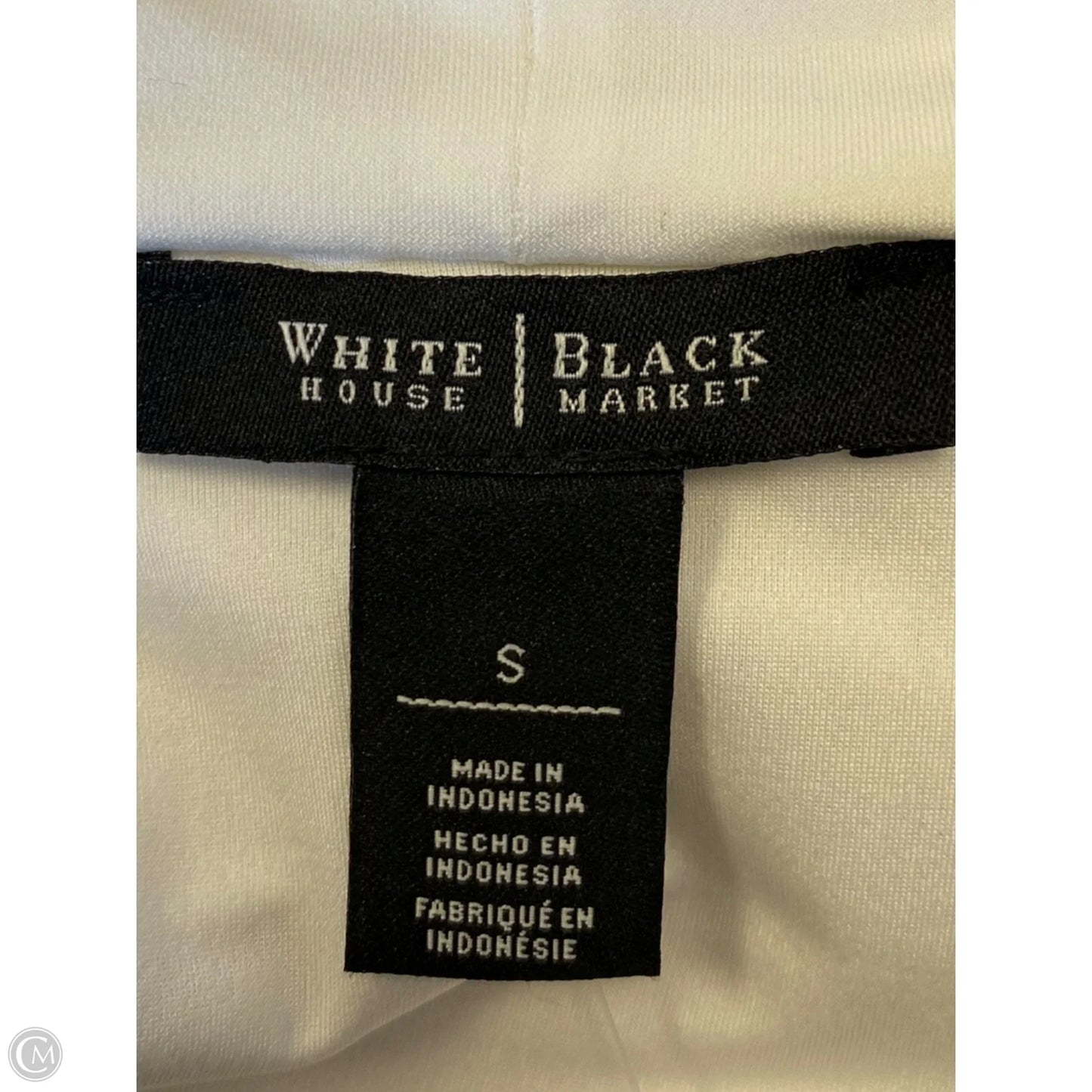 Blouse Sleeveless By White House Black Market In White, Size: S