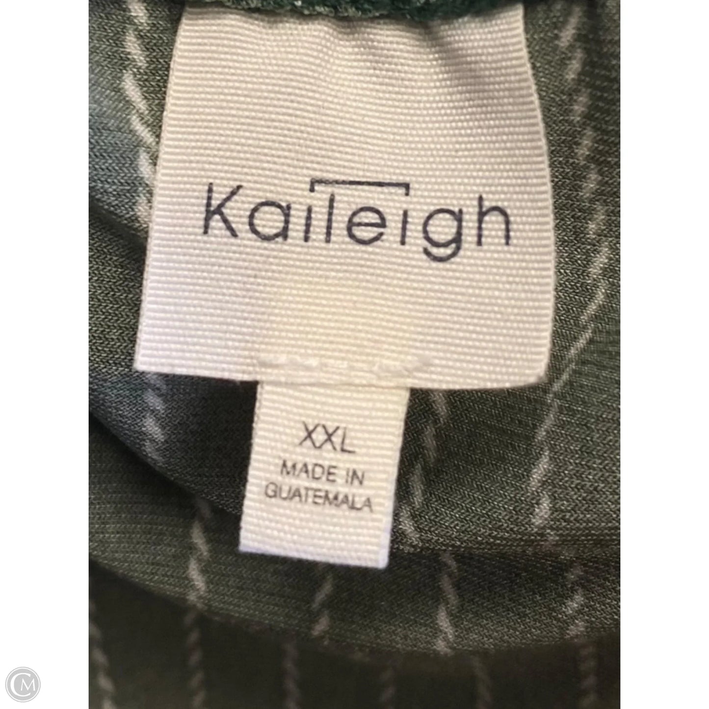Jumpsuit By Kaileigh In Green & White, Size: Xxl