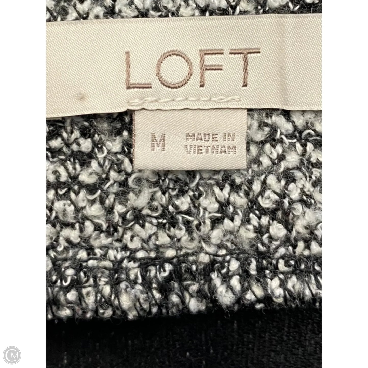 Skirt Mini & Short By Loft In Black & White, Size: M