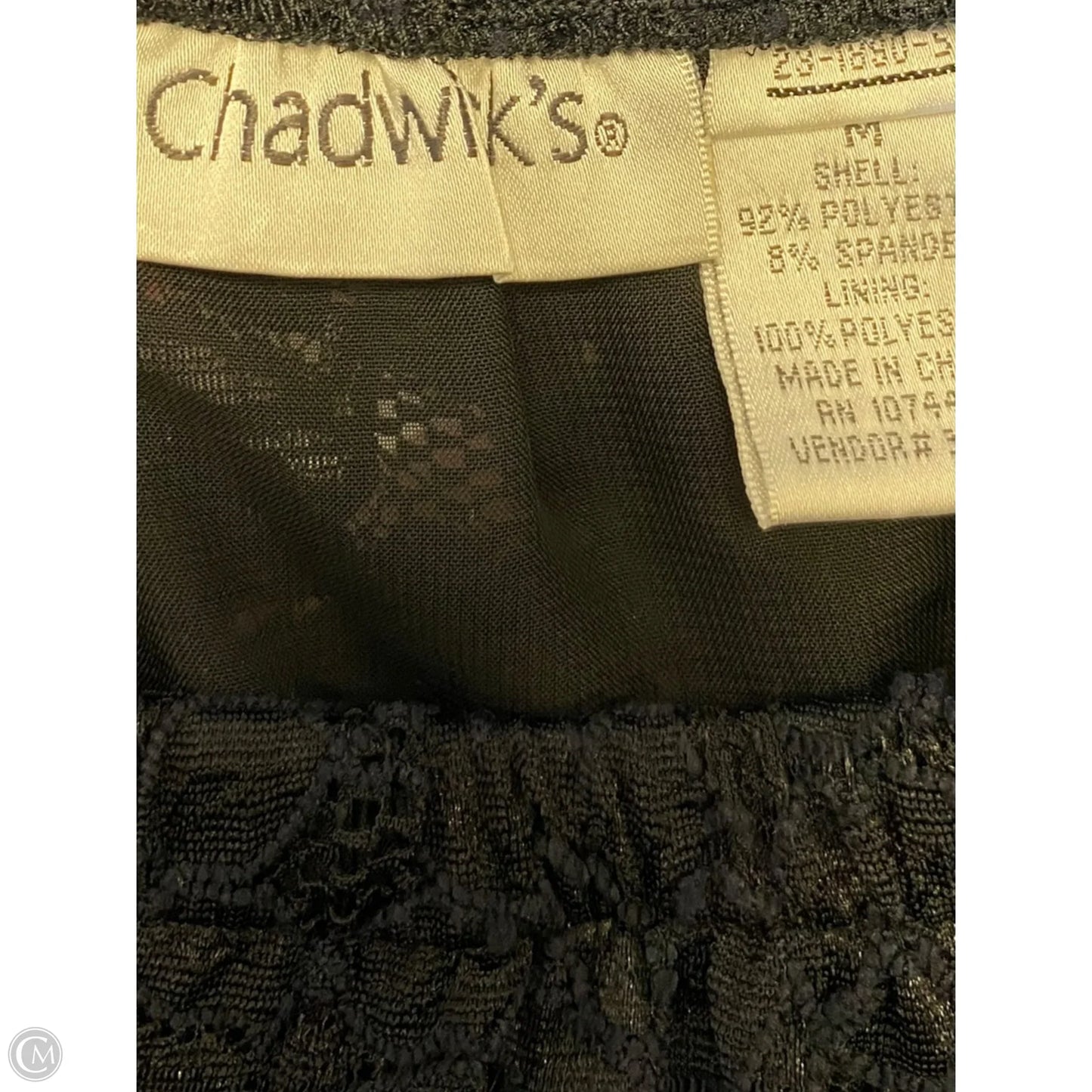 Skirt Maxi By Chadwicks In Black, Size: M