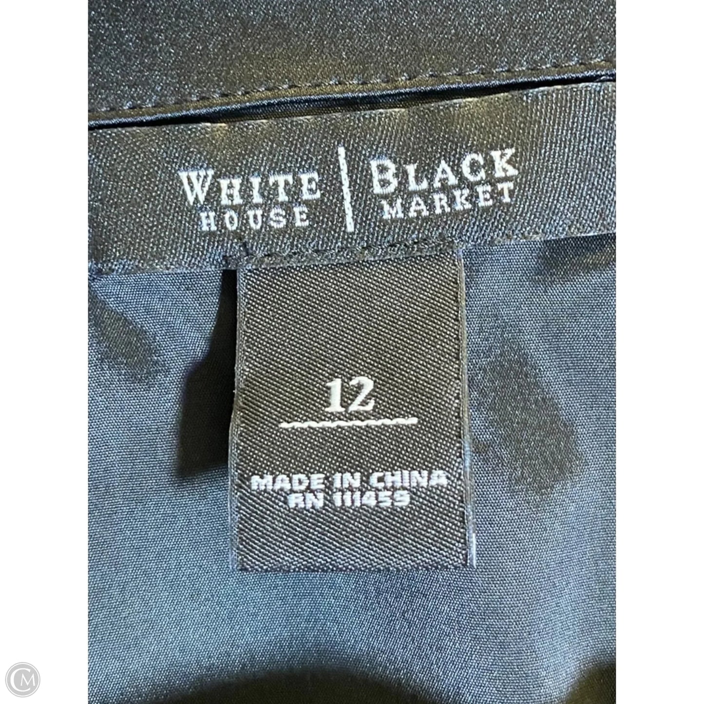 Dress Casual Short By White House Black Market In Black, Size: L