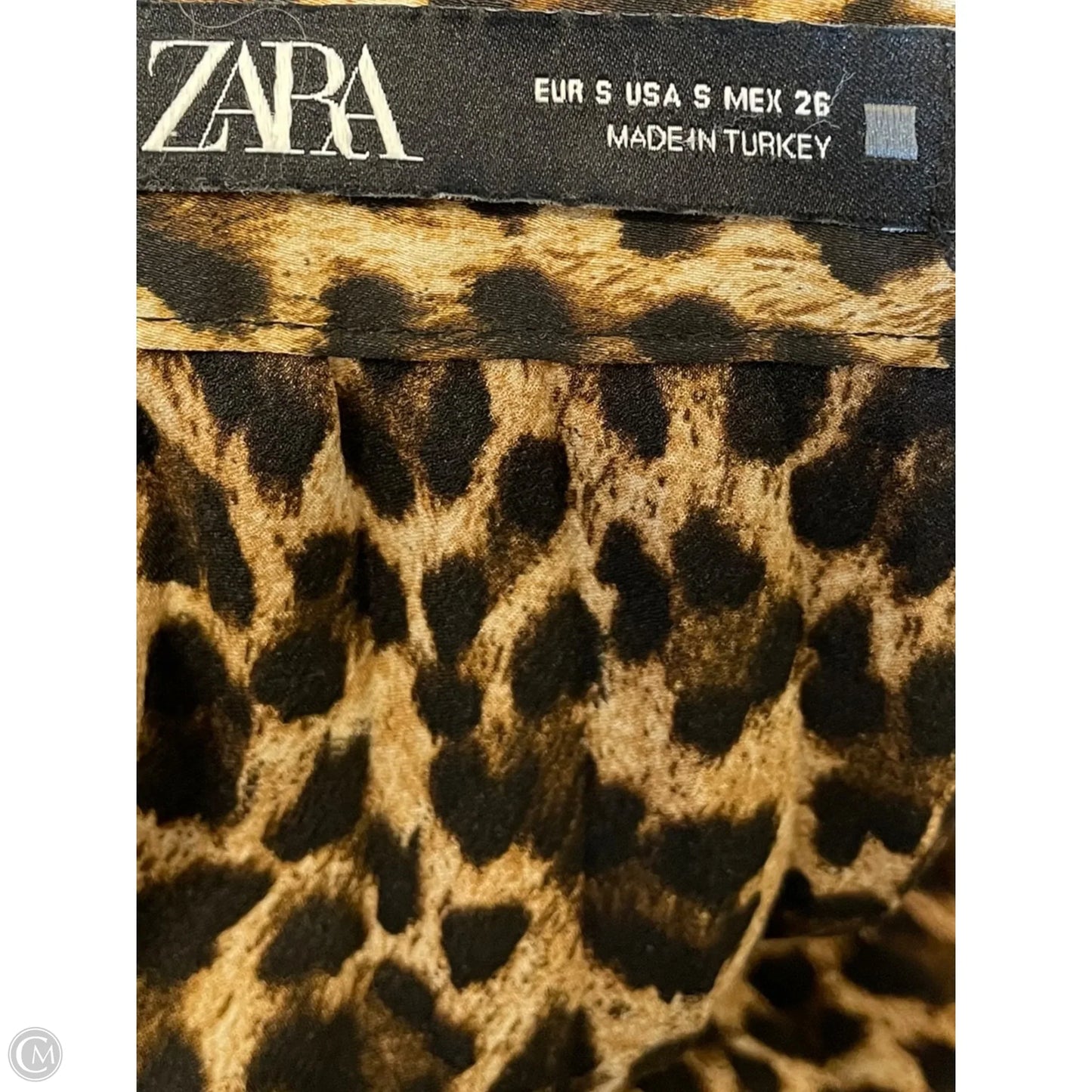 Skirt Midi By Zara In Animal Print, Size: S