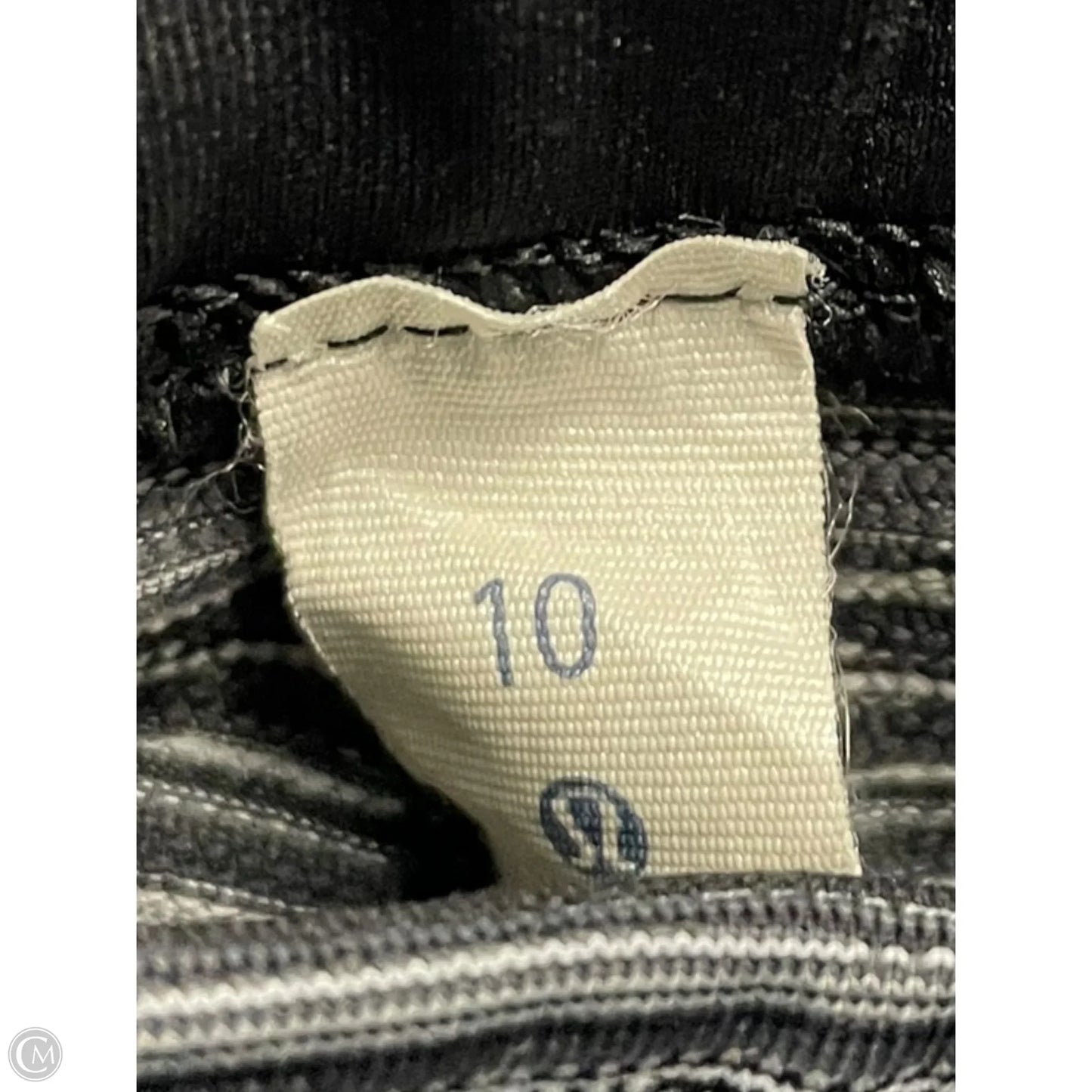 Athletic Leggings By Lululemon In Black & White, Size: 10