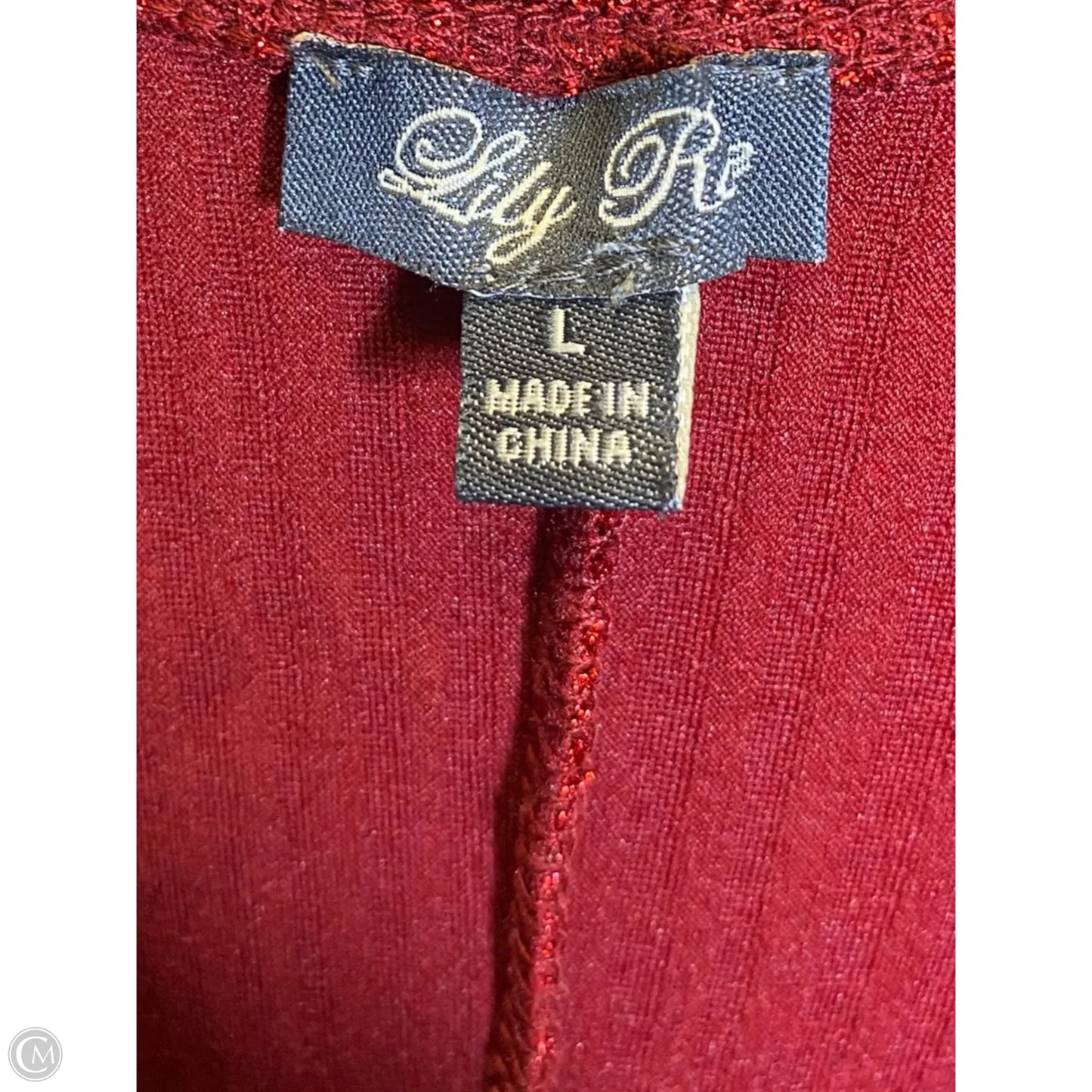 Dress Party Short By Lily Rose In Red, Size: L
