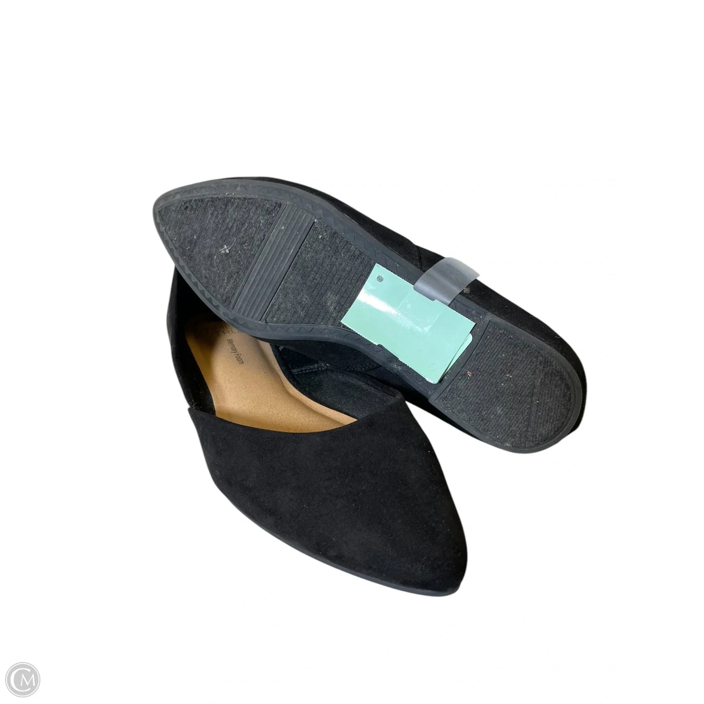 Shoes Flats By Time And Tru In Black, Size: 7.5