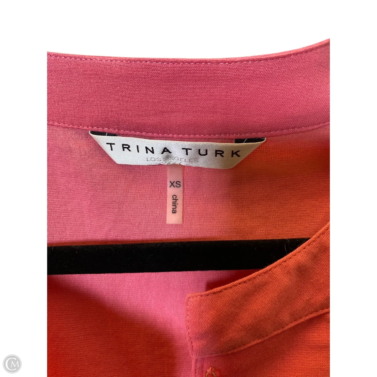 Top Long Sleeve By Trina By Trina Turk In Pink, Size: Xs
