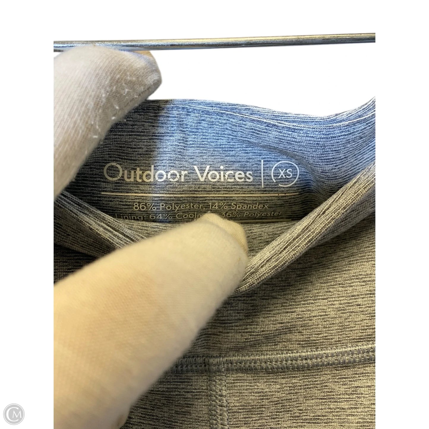 Athletic Leggings By Outdoor Voices In Blue & Grey, Size: Xs