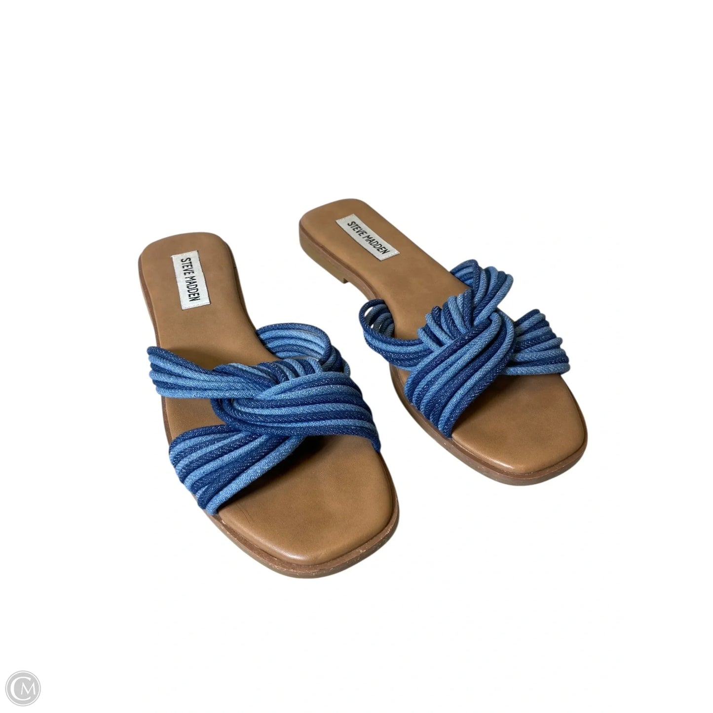 Sandals Flats By Steve Madden In Blue, Size: 7.5
