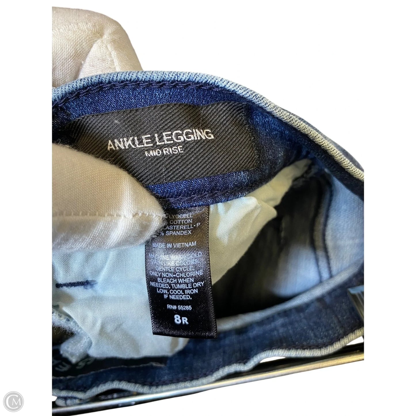 Jeans Skinny By Express In Blue Denim, Size: 8