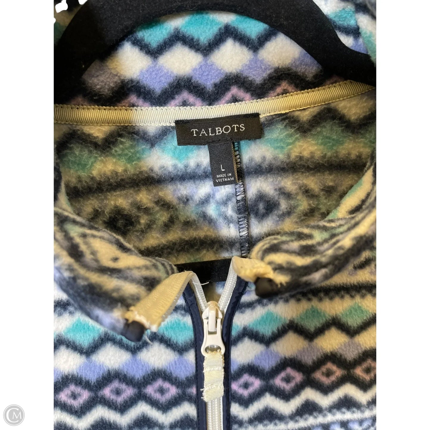 Jacket Other By Talbots In Multi-colored, Size: L