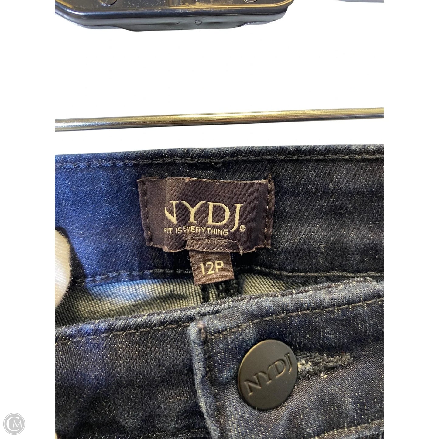 Jeans Straight By Clothes Mentor In Blue Denim, Size: 12p