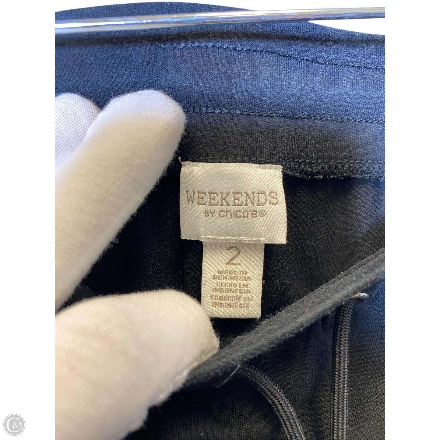 Skort By Chicos In Black, Size: L