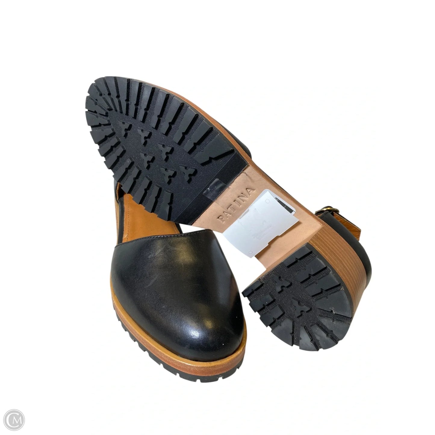 Shoes Heels Block By Patina In Black & Brown, Size: 11