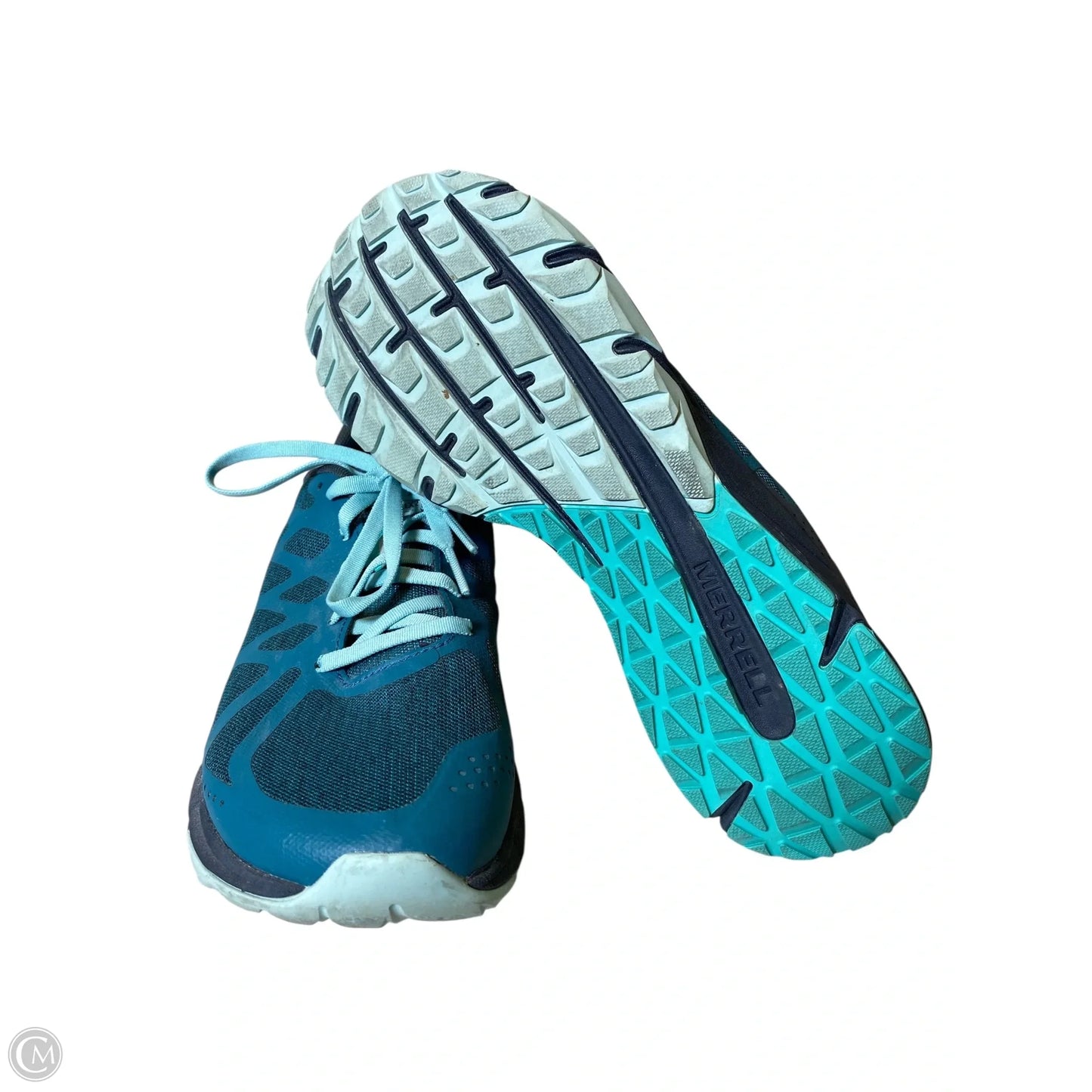 Shoes Athletic By Merrell In Aqua, Size: 8