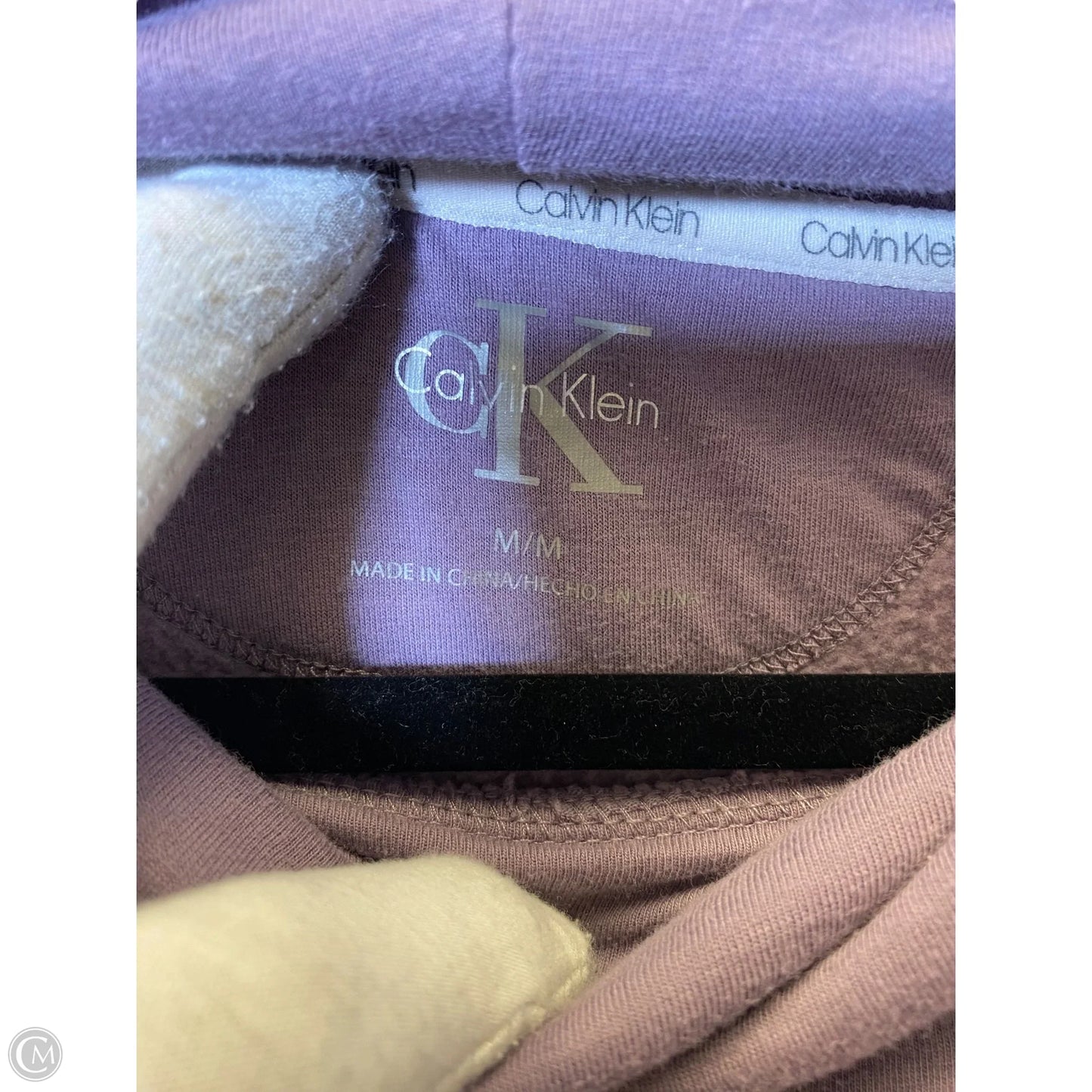 Sweatshirt Hoodie By Calvin Klein In Animal Print, Size: M