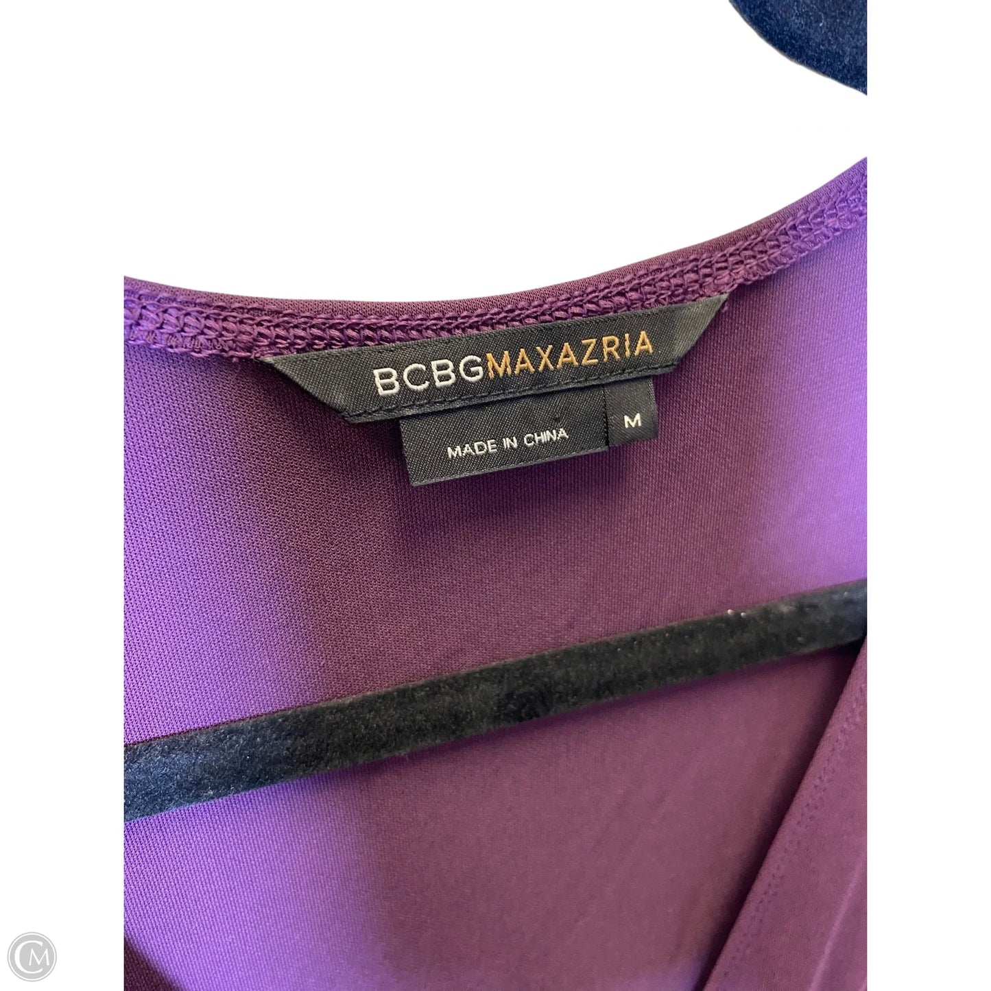 Dress Casual Midi By Bcbgmaxazria In Purple, Size: M