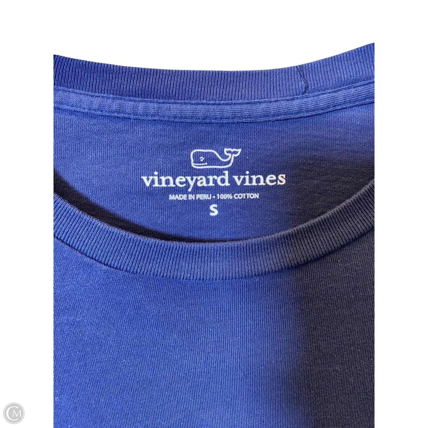 Top Long Sleeve By Vineyard Vines In Navy, Size: S