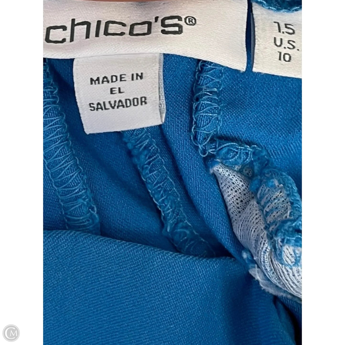 Capris By Chicos In Blue, Size: 10